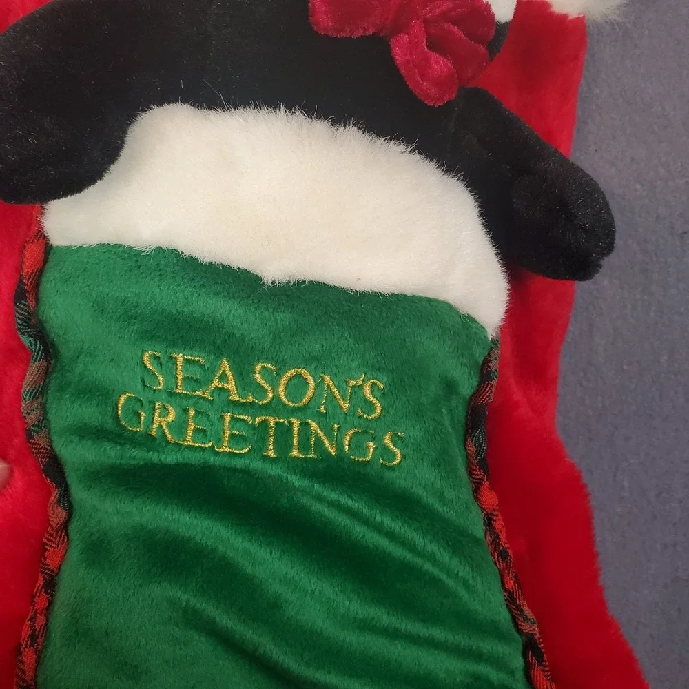 Seasons‎ Greetings Plush Penguin Christmas Stocking 20